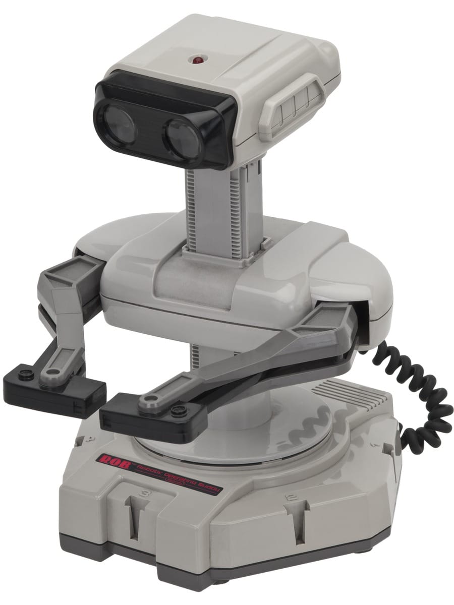 R.O.B. (Robotic Operating Buddy) — Nintendo's 1985 Trojan horse for getting the NES onto American toy store shelves.