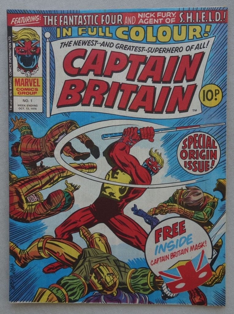 Captain Britain No. 1 (1976), the character's original debut issue.