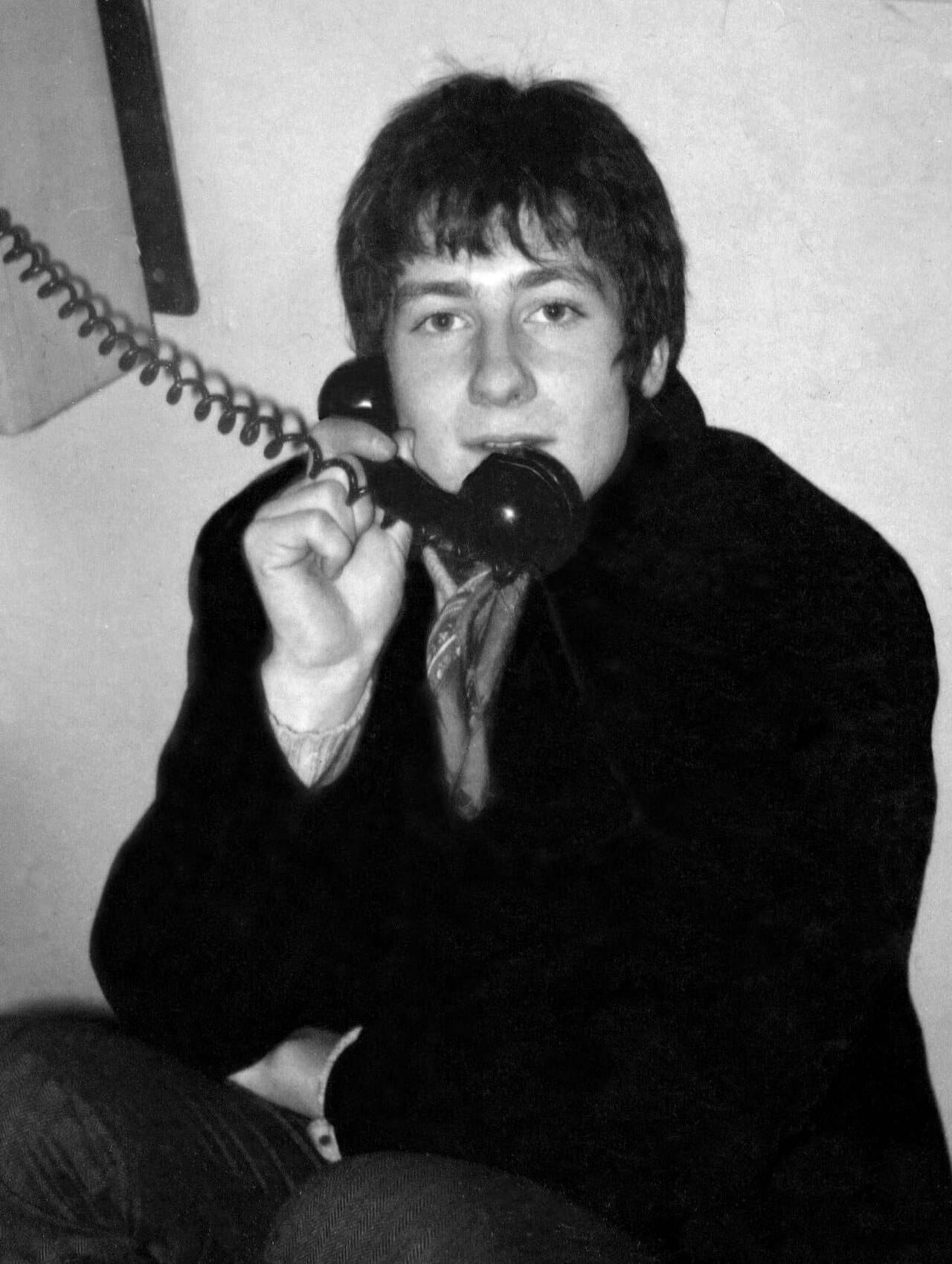 George Fenton backstage at the Apollo Theatre, London, in 1969, when he was still an actor. Photo: Allan Warren
