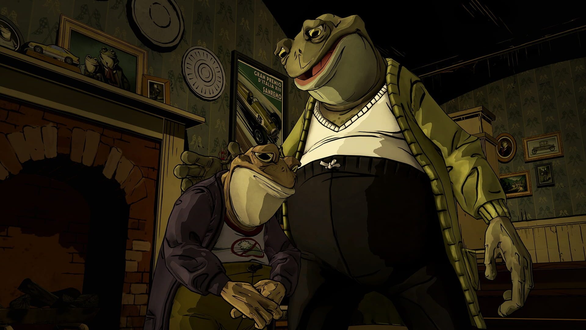 Noir Mode recontextualises Fabletown's 1980s Manhattan as atmosphere rather than backdrop, switching to a hand-tuned black-and-white palette at a button press.