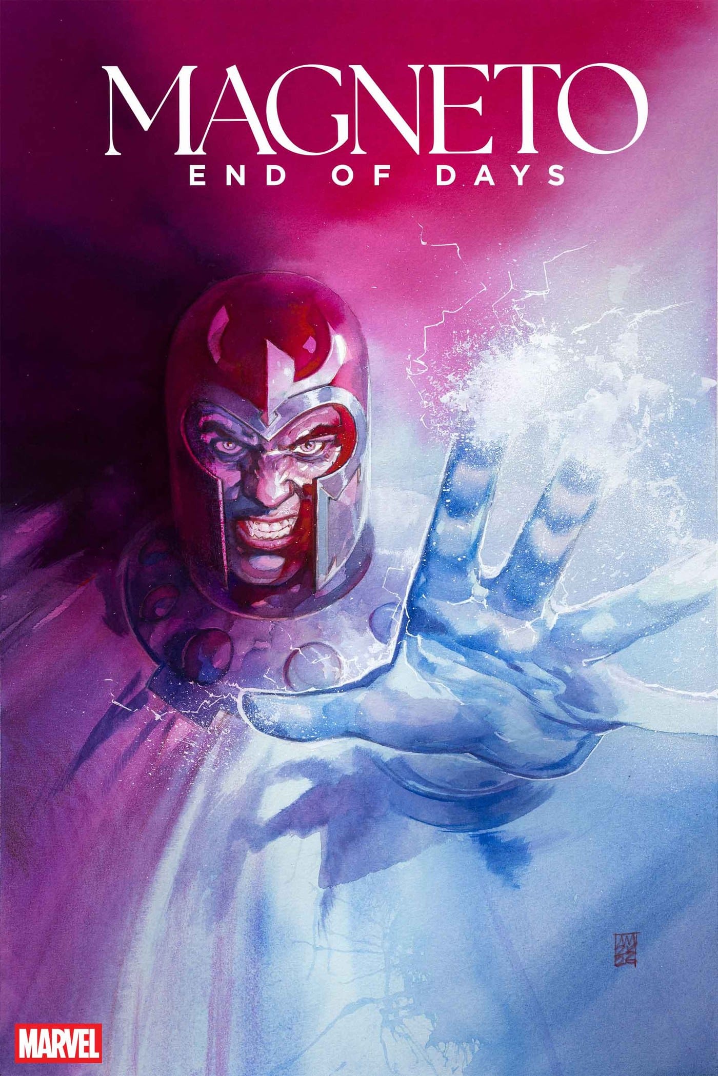 Alex Maleev's variant cover for Magneto: End of Days #1.