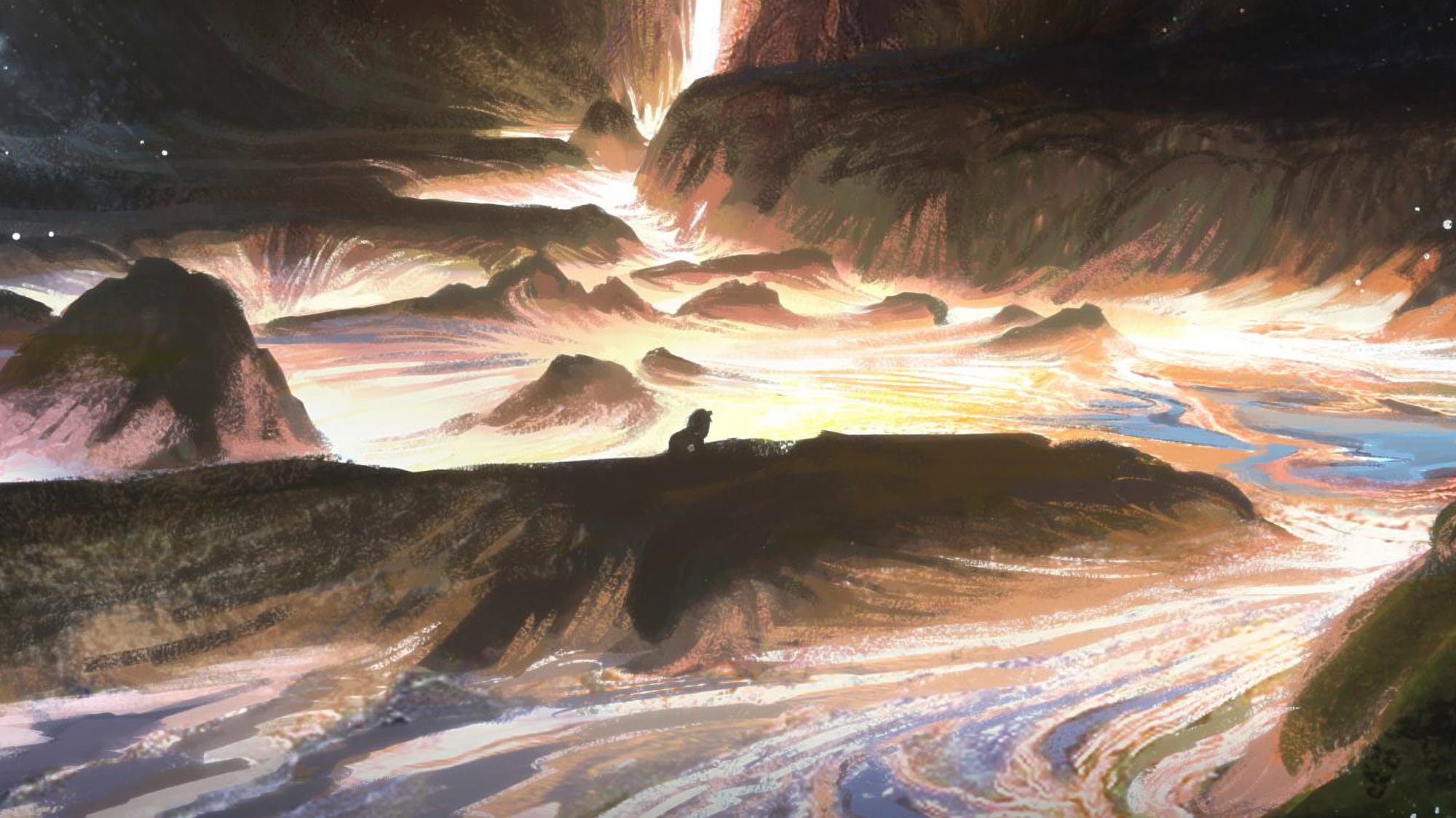 The trailer's restraint is strategic: images of genesis, stripped of plot, loaded with implication.
