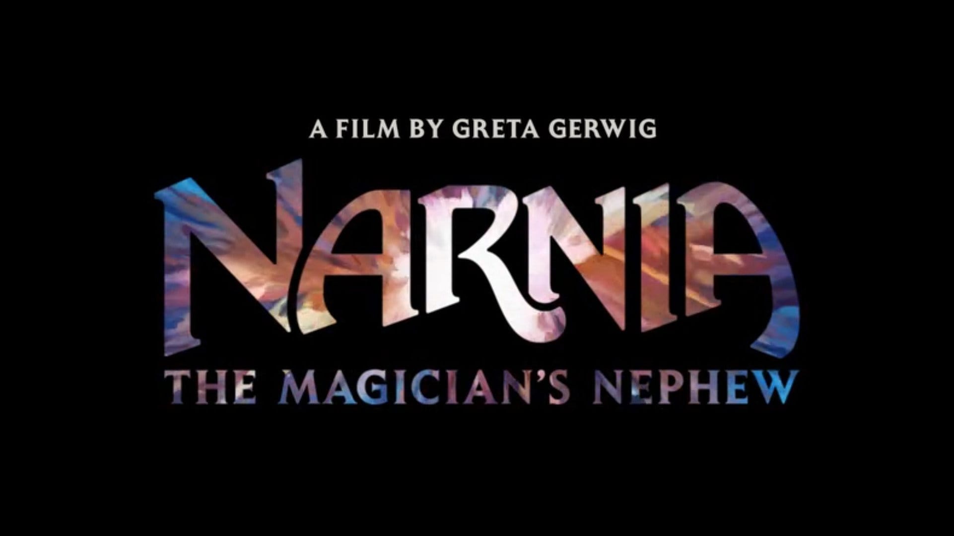 Gerwig's vision of Narnia's creation begins in total darkness — the void before the Voice.