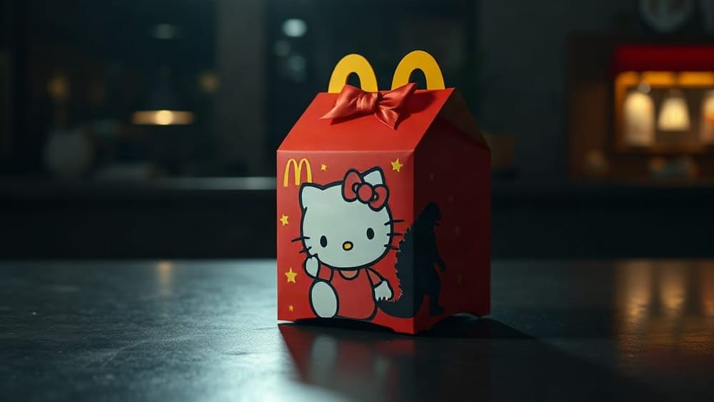 Hello Kitty Meets Godzilla in a Happy Meal Box — and That's the Point