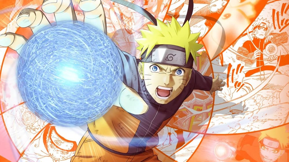 Project Rasengan key art of Naruto Uzumaki charging a Rasengan